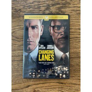 Changing Lanes DVD 2002 Widescreen Drama Ben Affleck Samuel L Jackson Pre-Owned